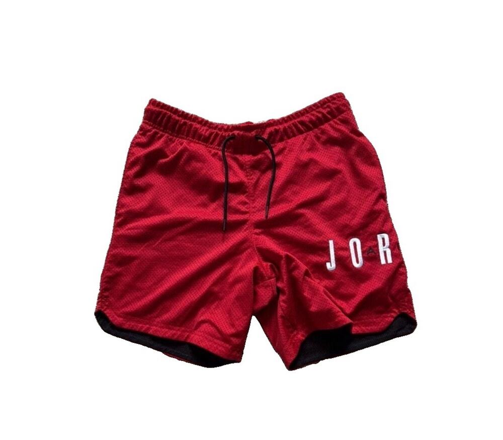Jordan Jumpman Classics Mesh Basketball Shorts Red Black DV7742-687